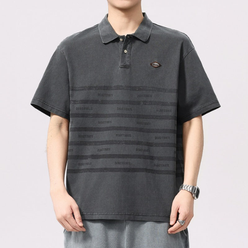 Men T-shirts Vintage Short Sleeve Summer Top