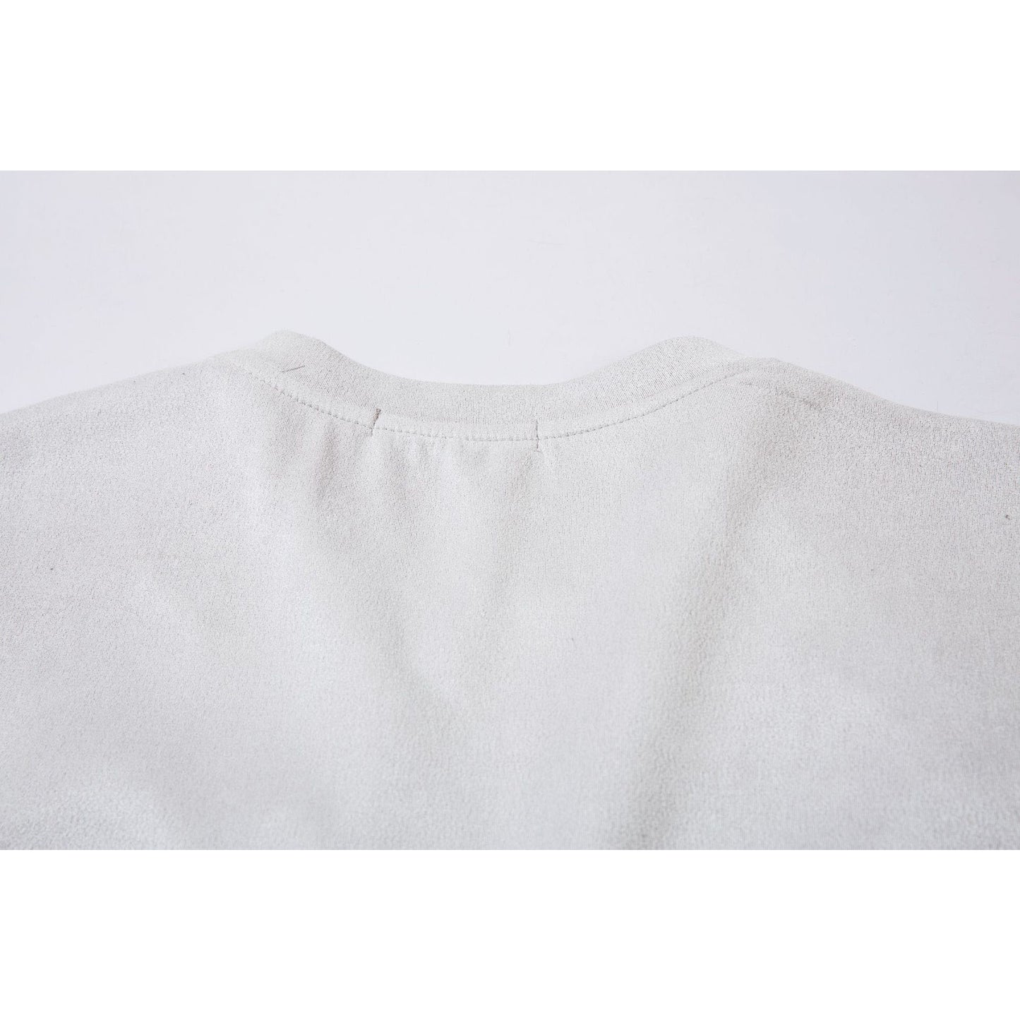 1990 Fashion T-Shirt Summer Double Zipper T-Shirt Retro Short Sleeve T-Shirt