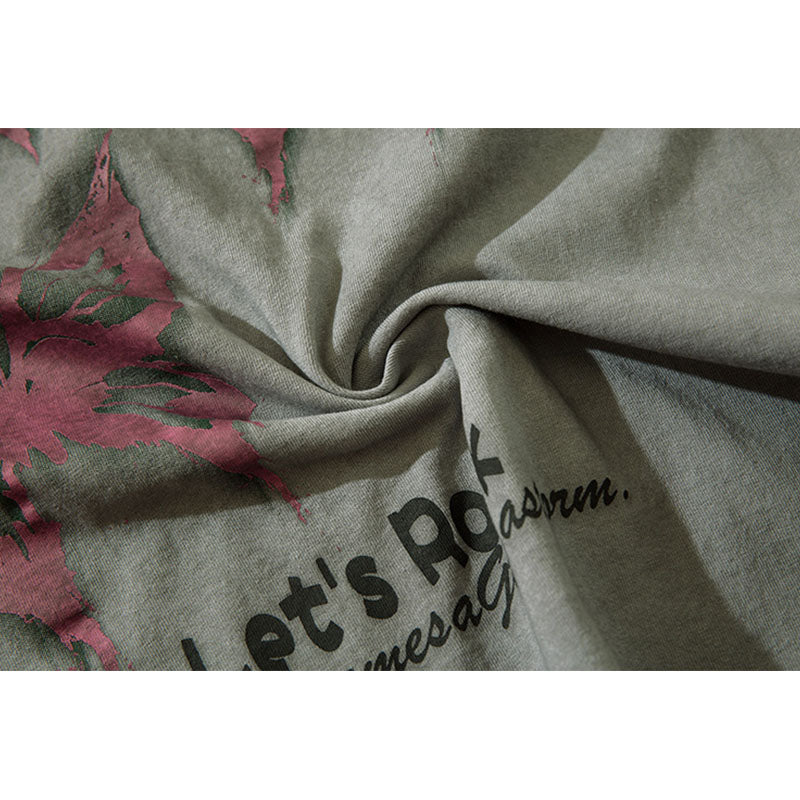 60s Style T Shirts Summer Butterfly Print T-Shirt Short Sleeve