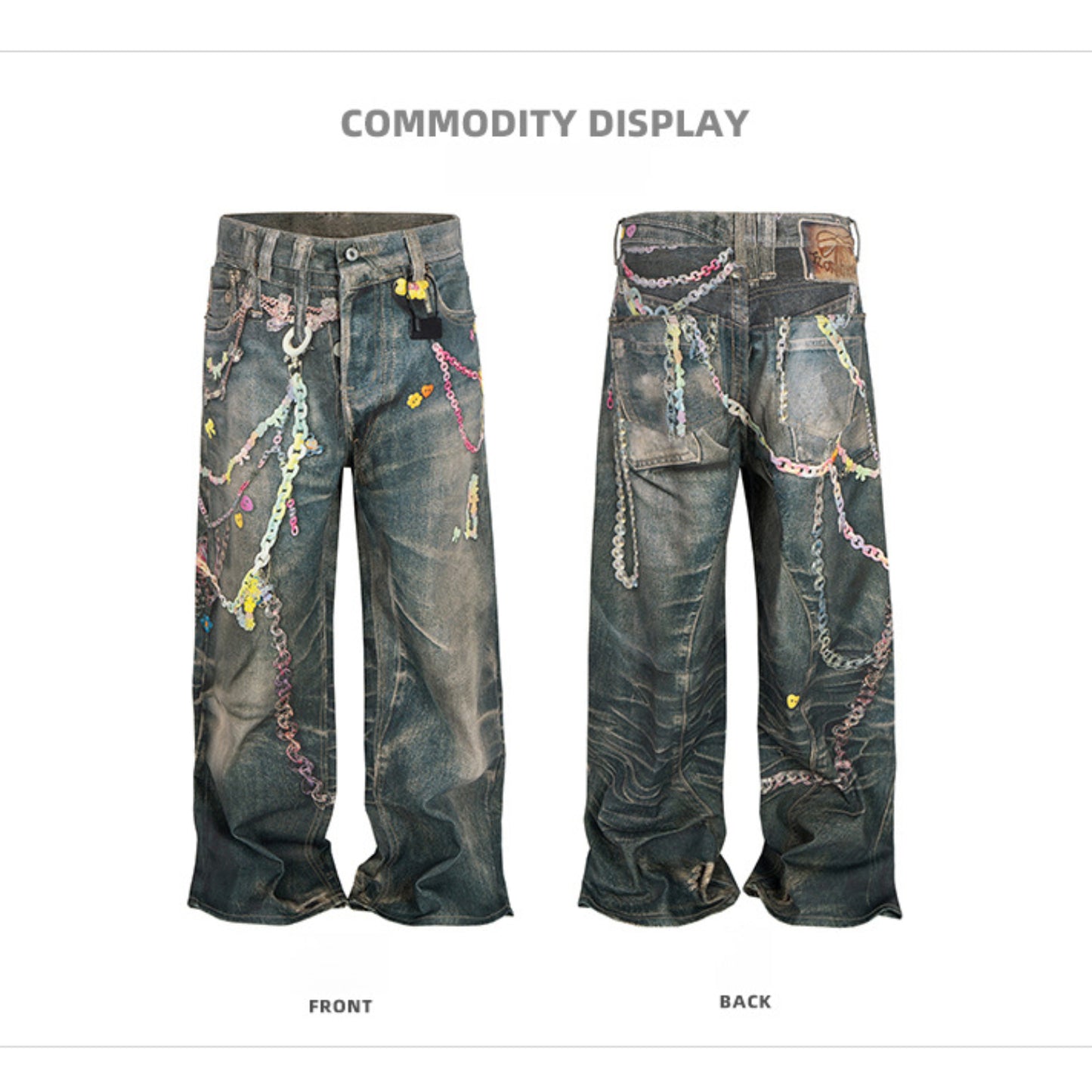 Rock Revival Jeans Straight Vintage Trousers