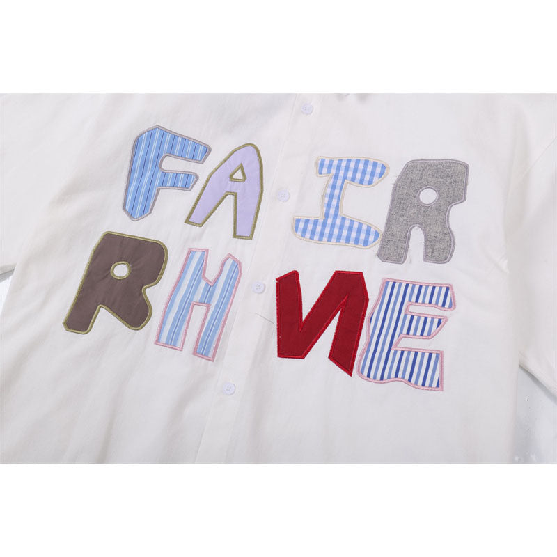 Casual Street Wear Short Sleeve T-Shirt Oversize Loose Casual Shirt