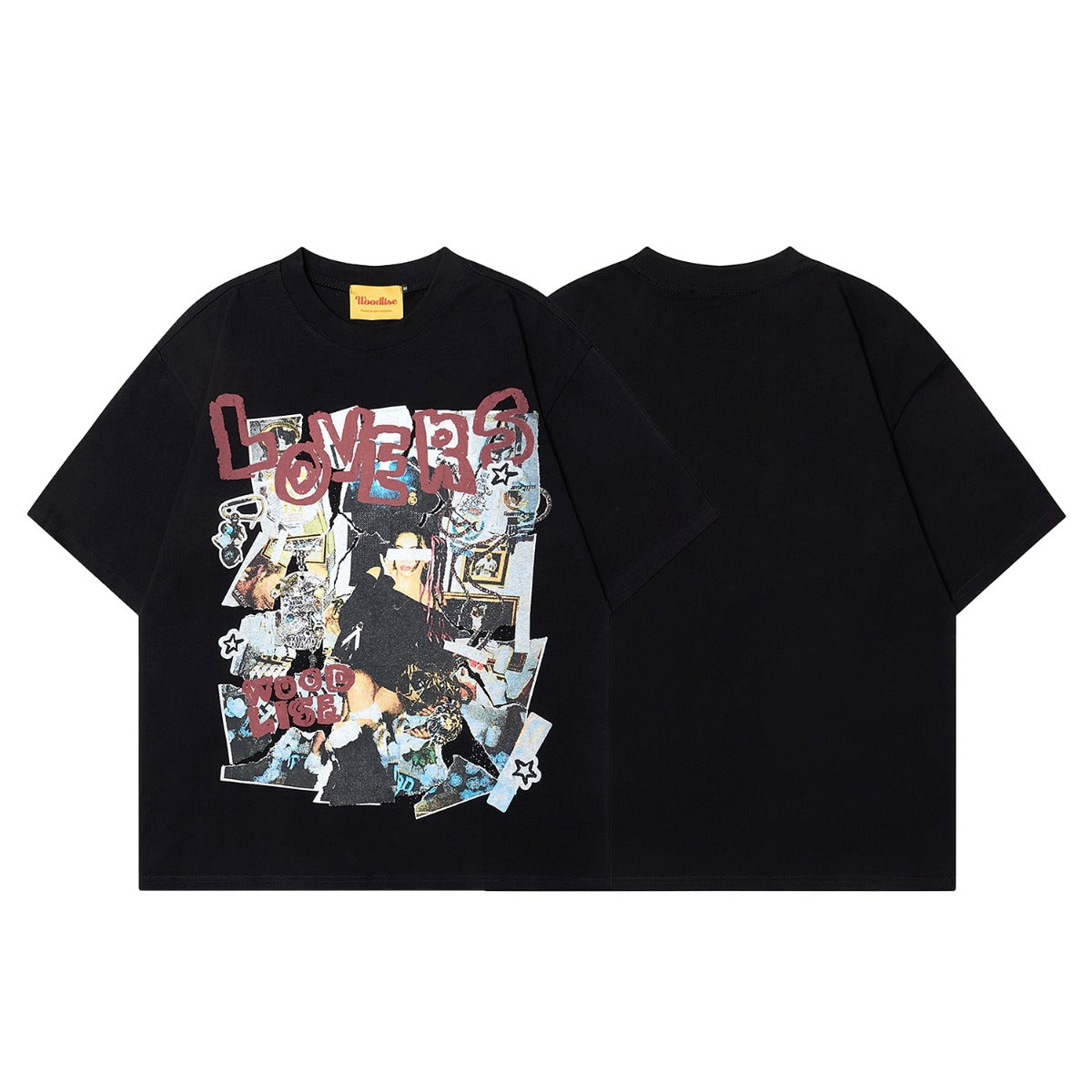 90s West Coast Hip Hop Fashion T Shirts Retro Cotton Short Sleeve T-Shirts