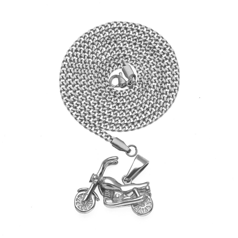 Jewelry Creative Motorcycle Pendant Necklace