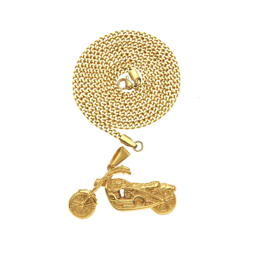 Jewelry Creative Motorcycle Pendant Necklace