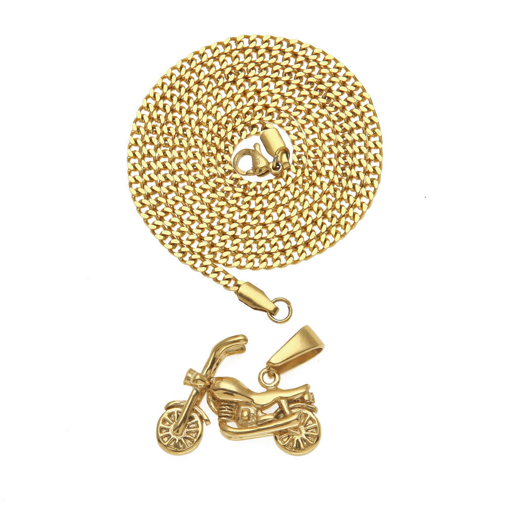 Jewelry Creative Motorcycle Pendant Necklace