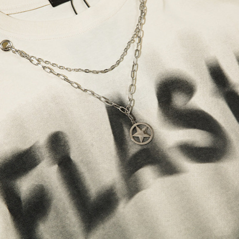 Vintage T Shirts Hip Hop Vintage Loose Long Sleeve T-Shirt
