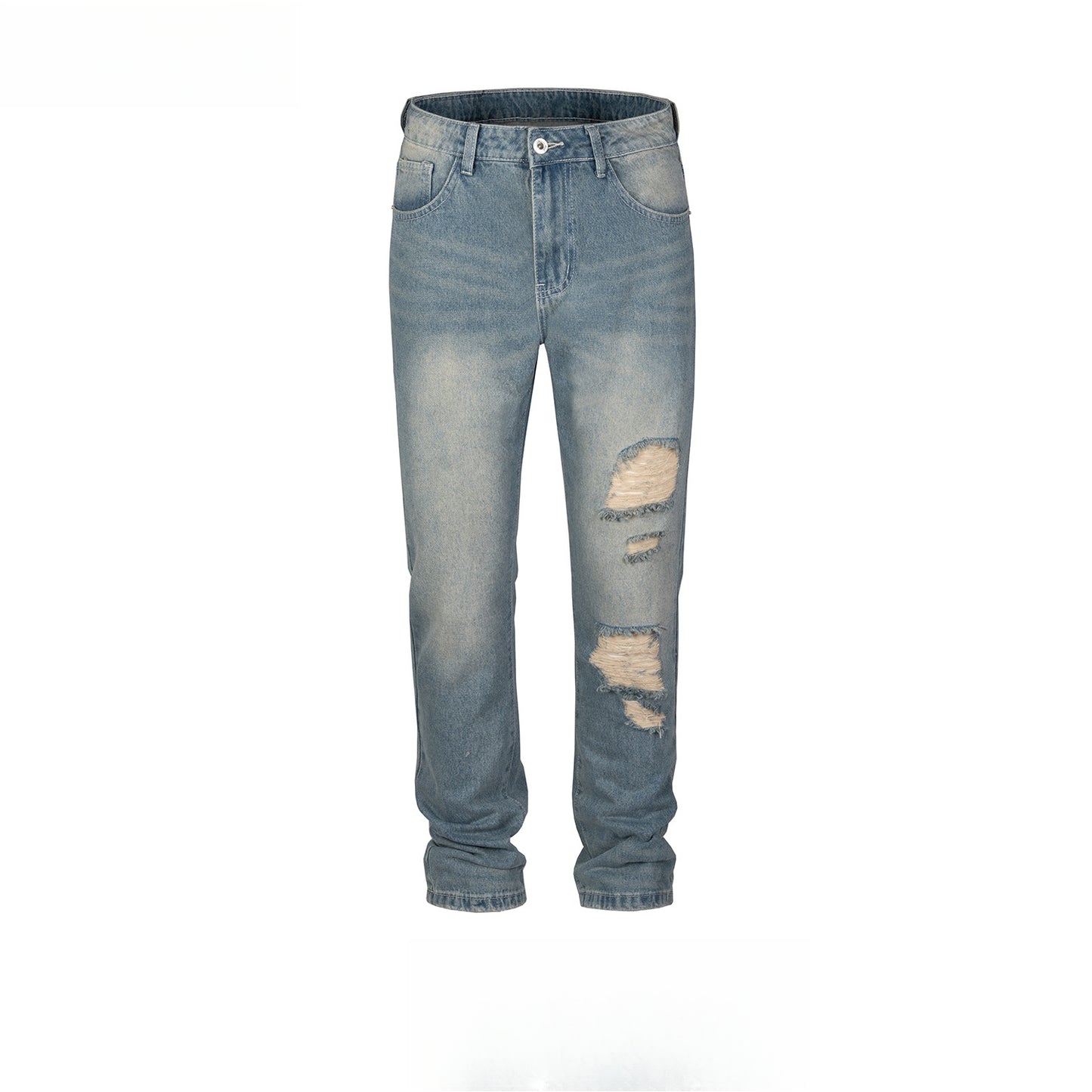 Rock Revival Jeans Washed Old Trousers Ripped Jeans