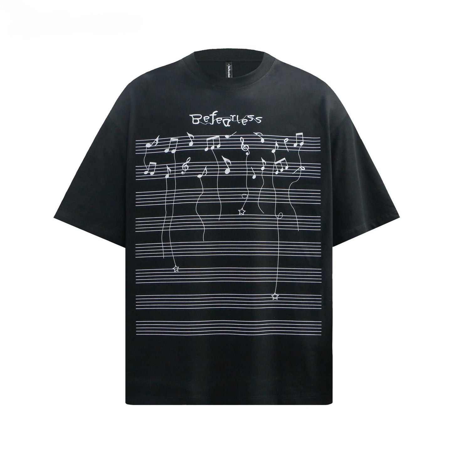 80s And 90s Vintage T Shirts Alphabet Sheet Short Sleeve Summer Men's and Women's Loose Tops