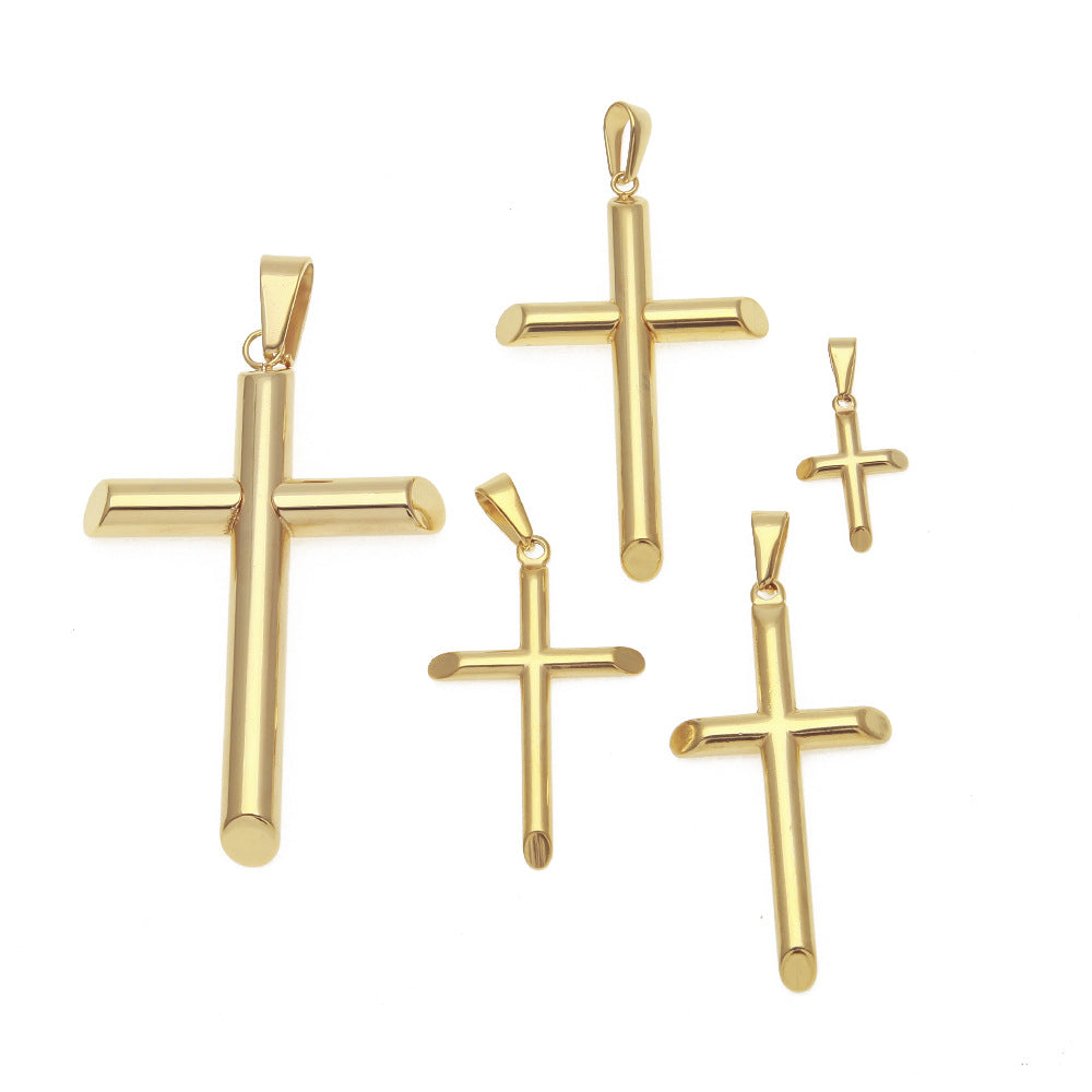 Jewelry Hip Hop Cross Pendant Necklace Simple Jewelry Crosses