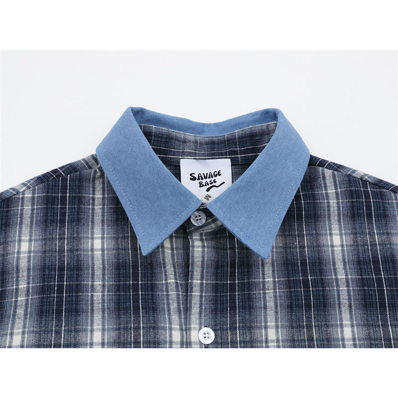 Hip Hop Shirts For Boys Vintage Short Sleeve Shirts