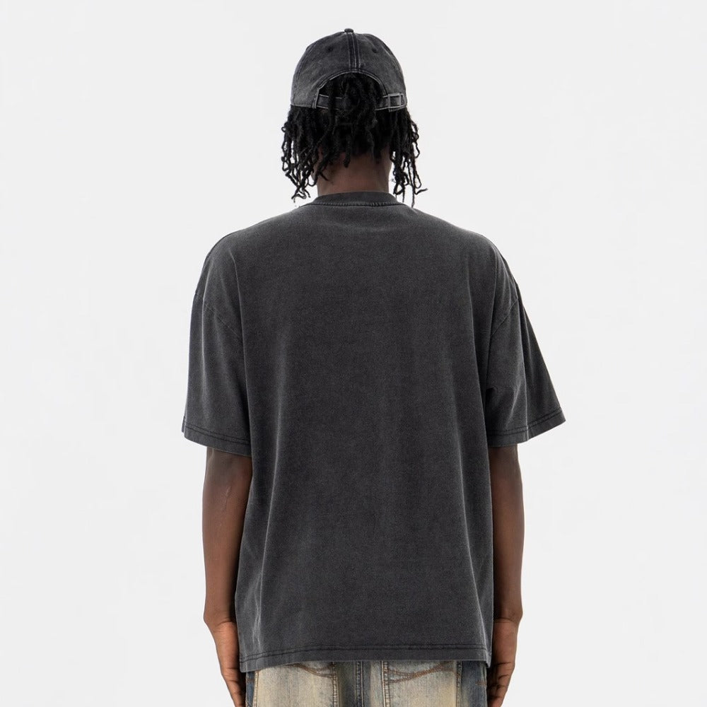 Vintage 90s Hip Hop Clothing Summer Crew Neck Short Sleeve T-Shirt