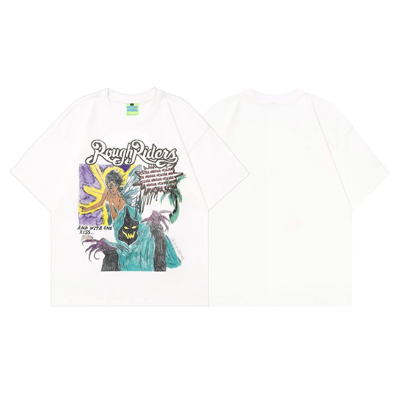 90s West Coast Hip Hop Fashion T-Shirts West Coast Vintage Spoof Cartoon Design T-Shirts