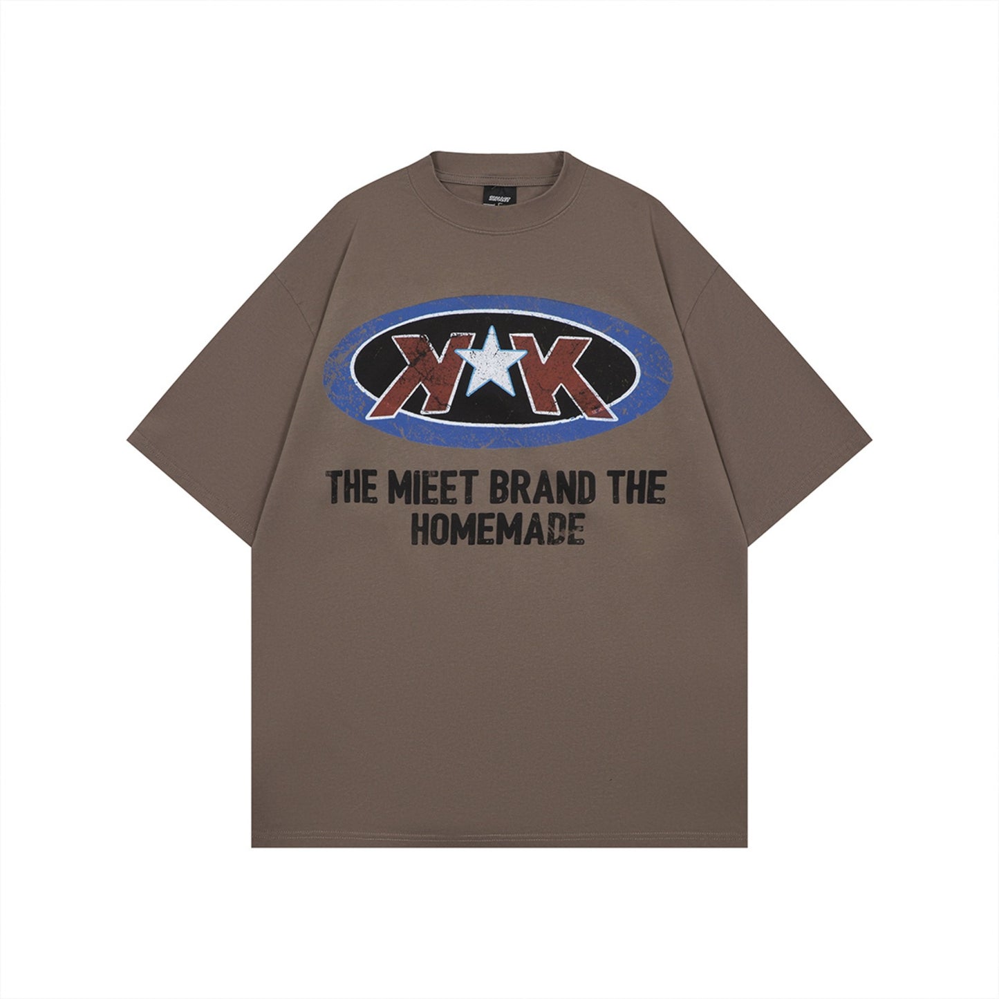 1990 Fashion T-Shirt Summer Wash T-Shirt Retro Short Sleeve T-Shirt