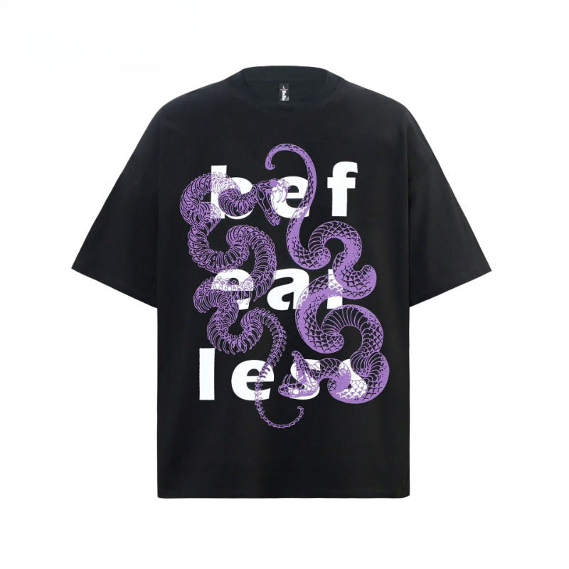 80s And 90s Vintage Snake Letter T-Shirts