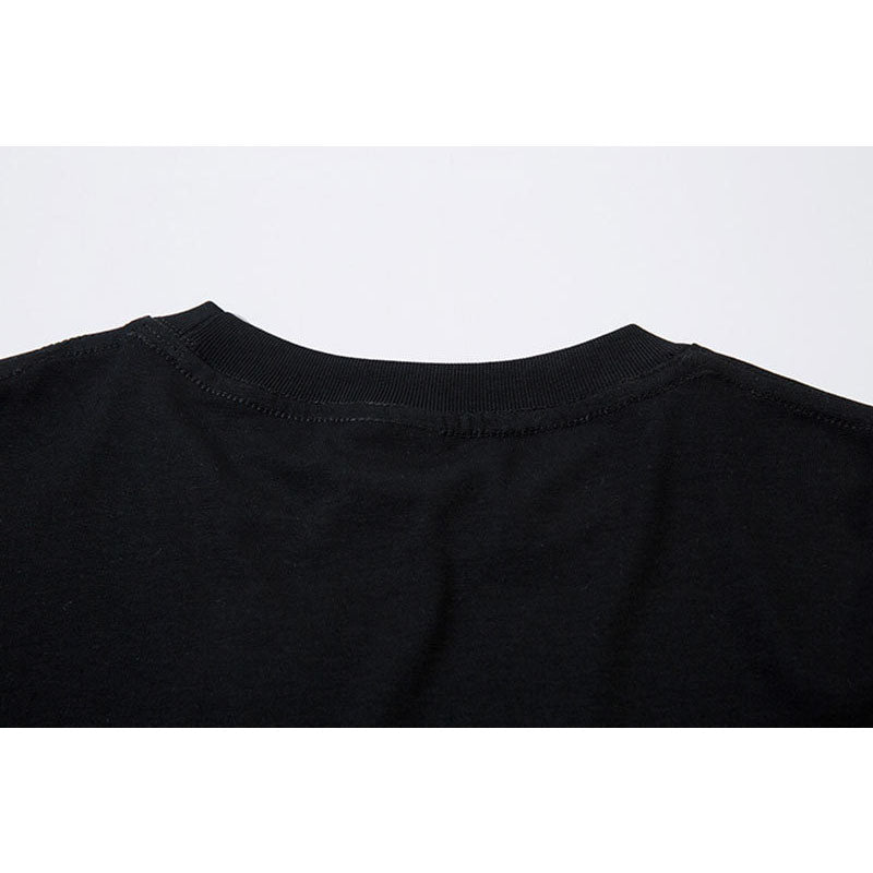 Marcas De Streetwear Pentagram Necklace Long Sleeve T-Shirt Casual Loose Casual Top
