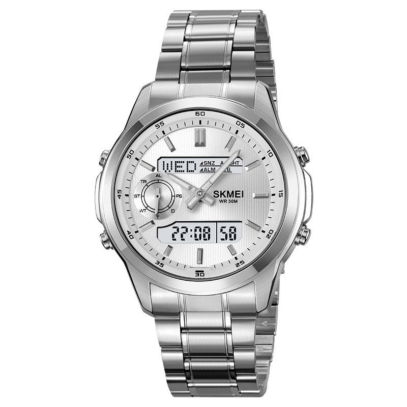 Analog-Digital Watch Waterproof Men's Business Watch