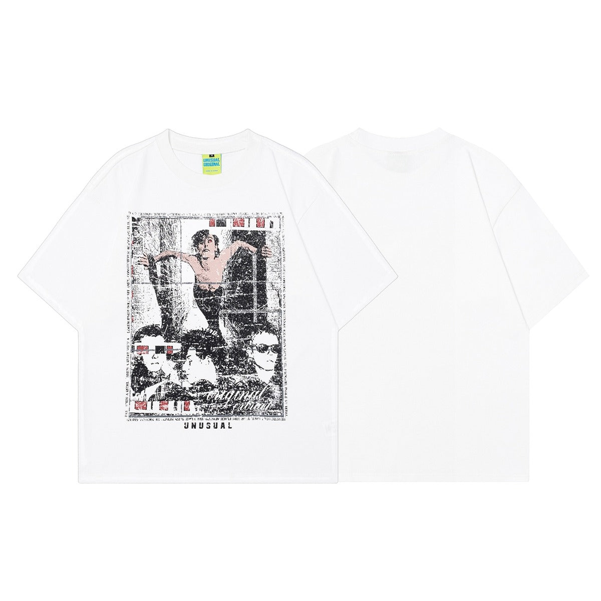 90s West Coast Hip Hop Fashion T Shirts Summer Cotton Loose Top
