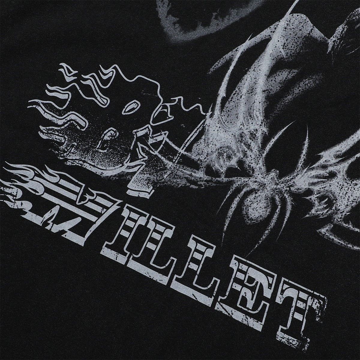 1990 Fashion T-Shirt Summer T-Shirt Vintage Spider Short Sleeve T-Shirt