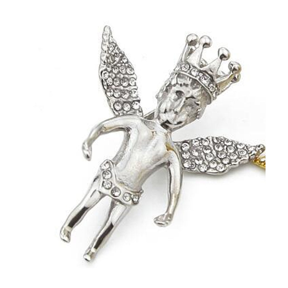 Jewelry Diamond Angel Pendant Necklace