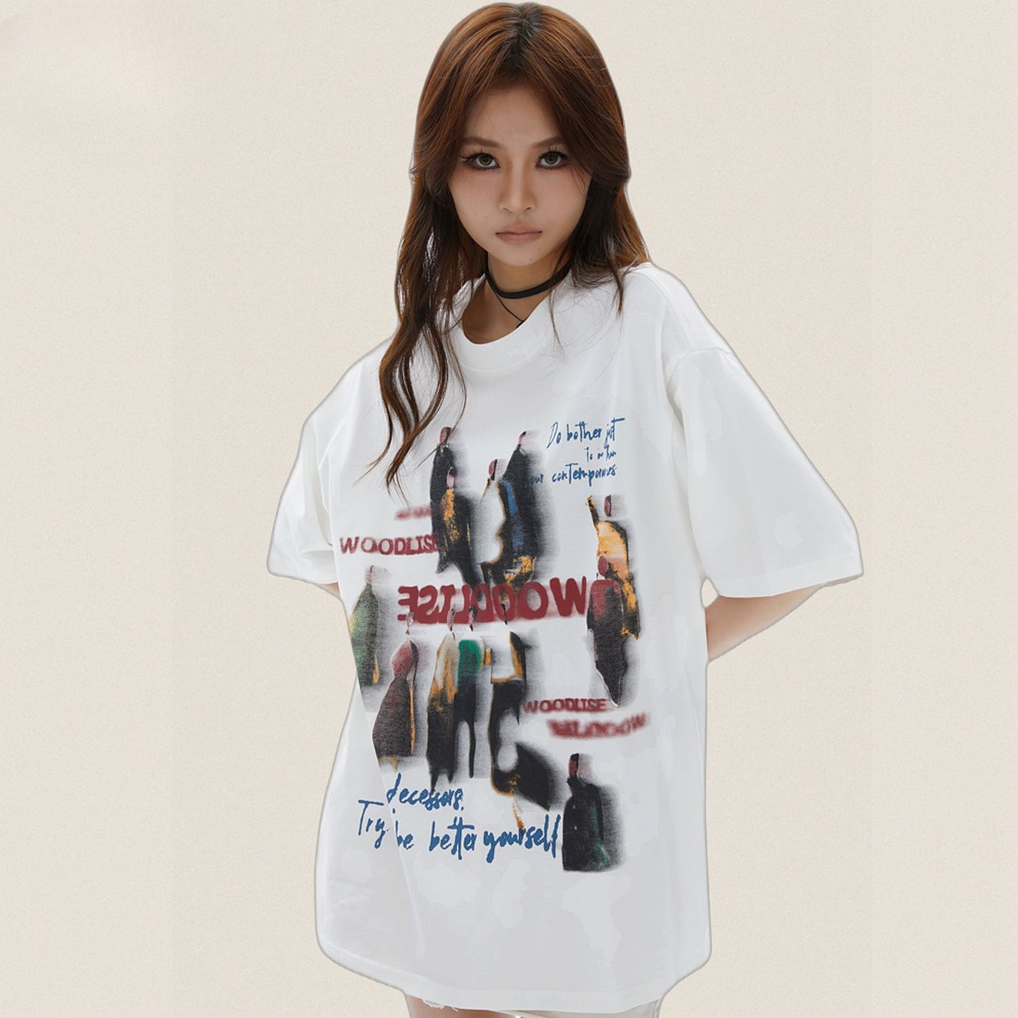 90s West Coast Hip Hop Fashion T-Shirts Vintage Unreal Shadow Short Sleeve T-Shirt