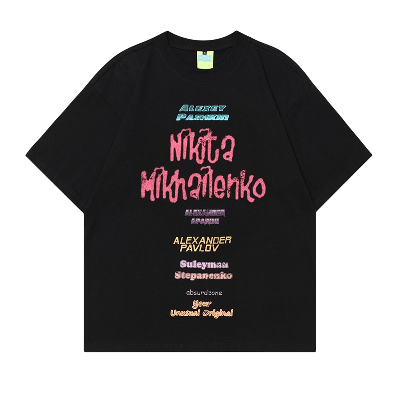 90s West Coast Hip Hop Fashion T Shirts Vintage Alphabet Cotton Loose Casual Short Sleeve T-Shirt