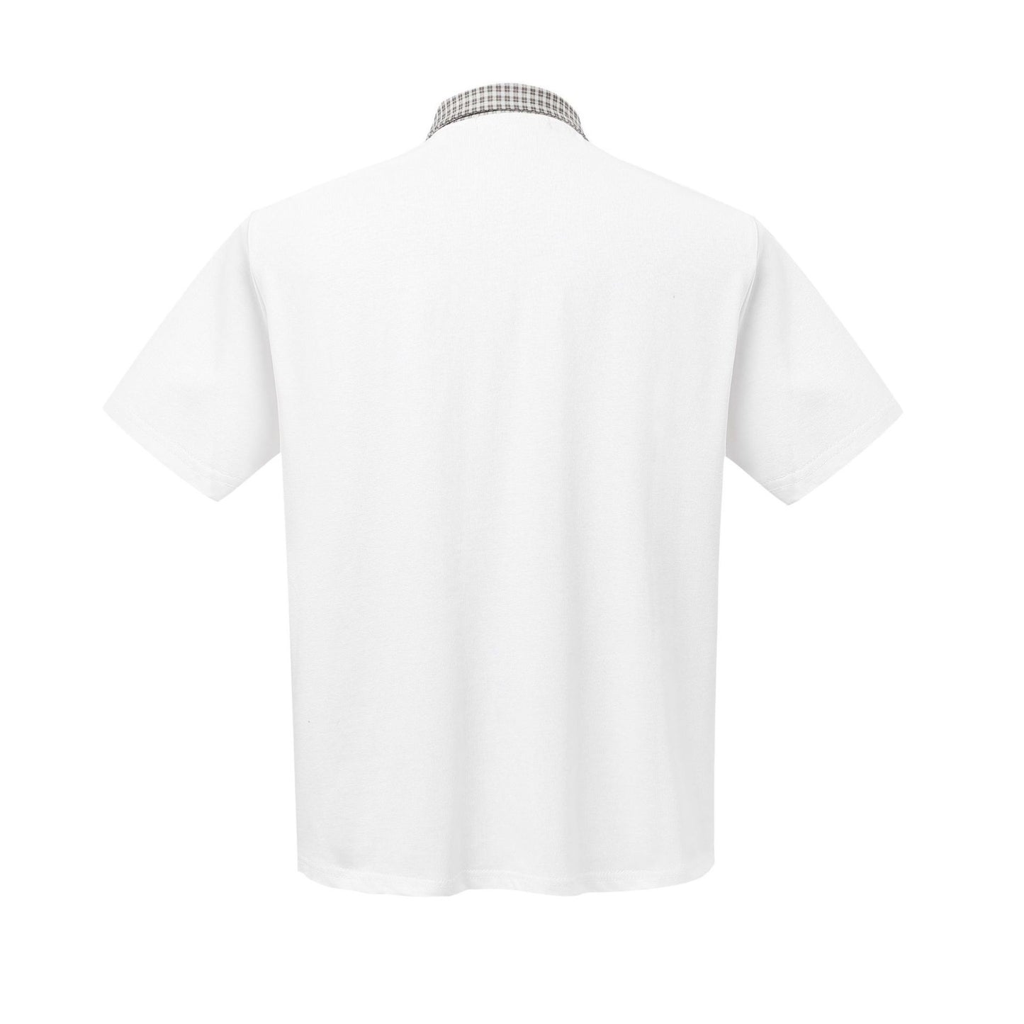Unisex T-shirts Lapel Design Loose T-Shirts