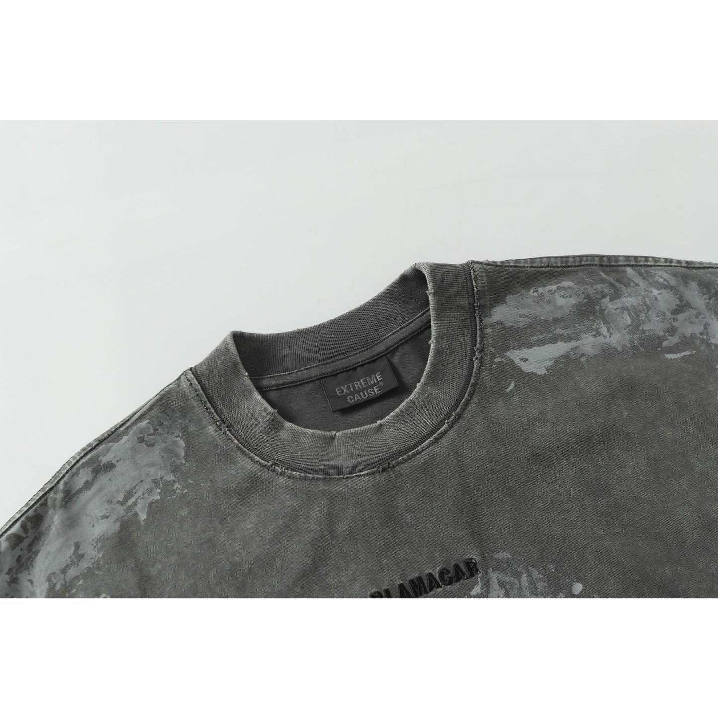 Ye T Shirt Summer Vintage Washed Graffiti Short Sleeve T-Shirt