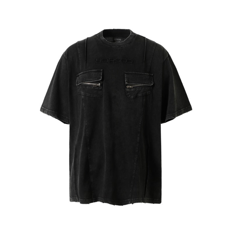Retro Style Shirt For Men Summer T-Shirt Short Sleeve