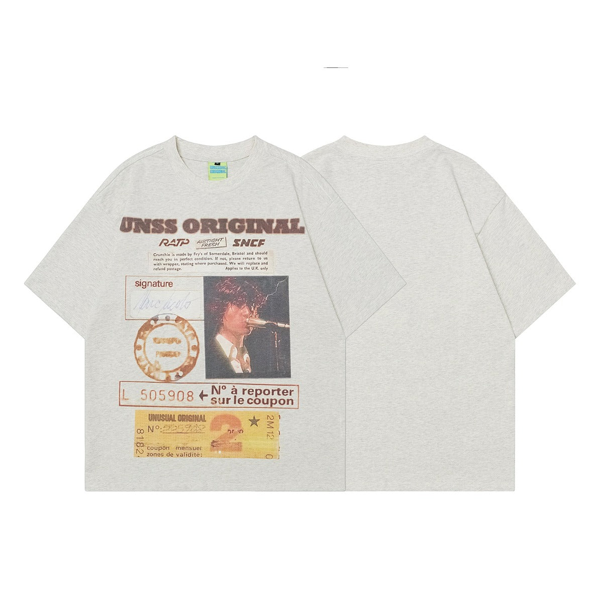 90s West Coast Hip Hop Fashion T Shirts Vintage Characters Old Design Half Sleeve Top