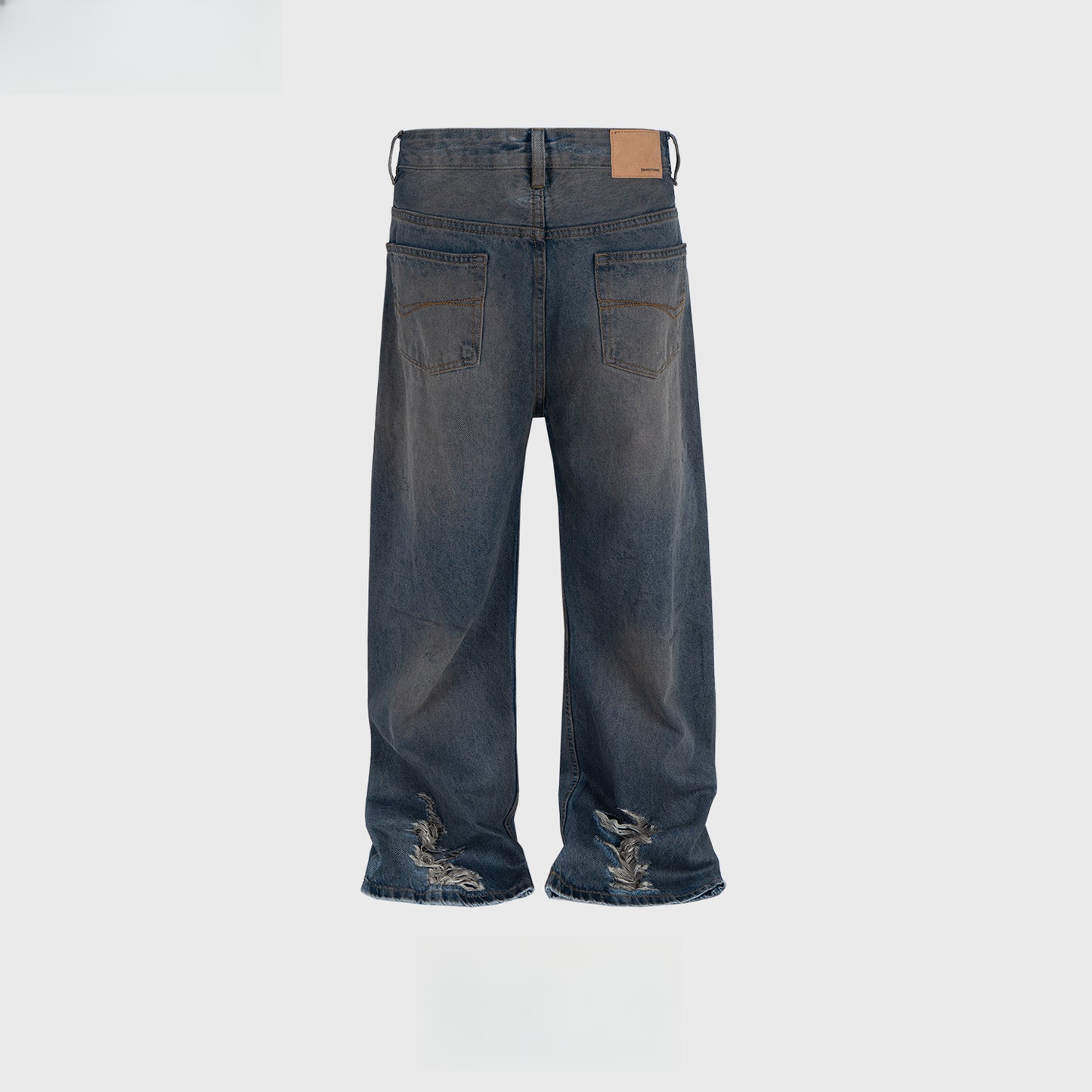 Rock Revival Jeans Camouflage Ripped Pants Washed Old Straight Jeans