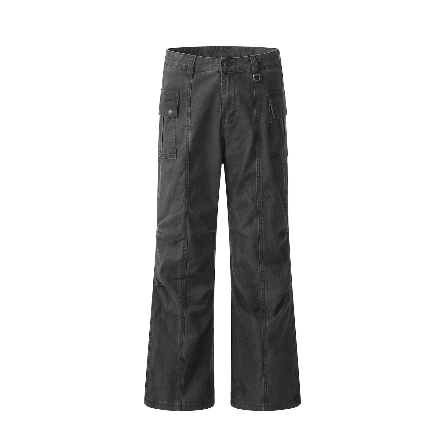Hip Hop Pants For Boys Vintage Straight Overalls Loose Casual Pants