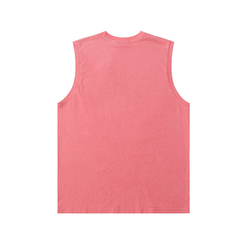 Vintage Usa Shirt Vintage Tank Summer Loose T-Shirt