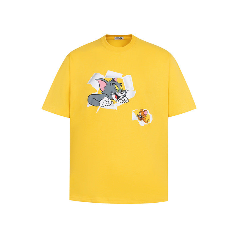 Nyc 1990 Shirt Summer Top Loose Cartoon Short Sleeve T-Shirt