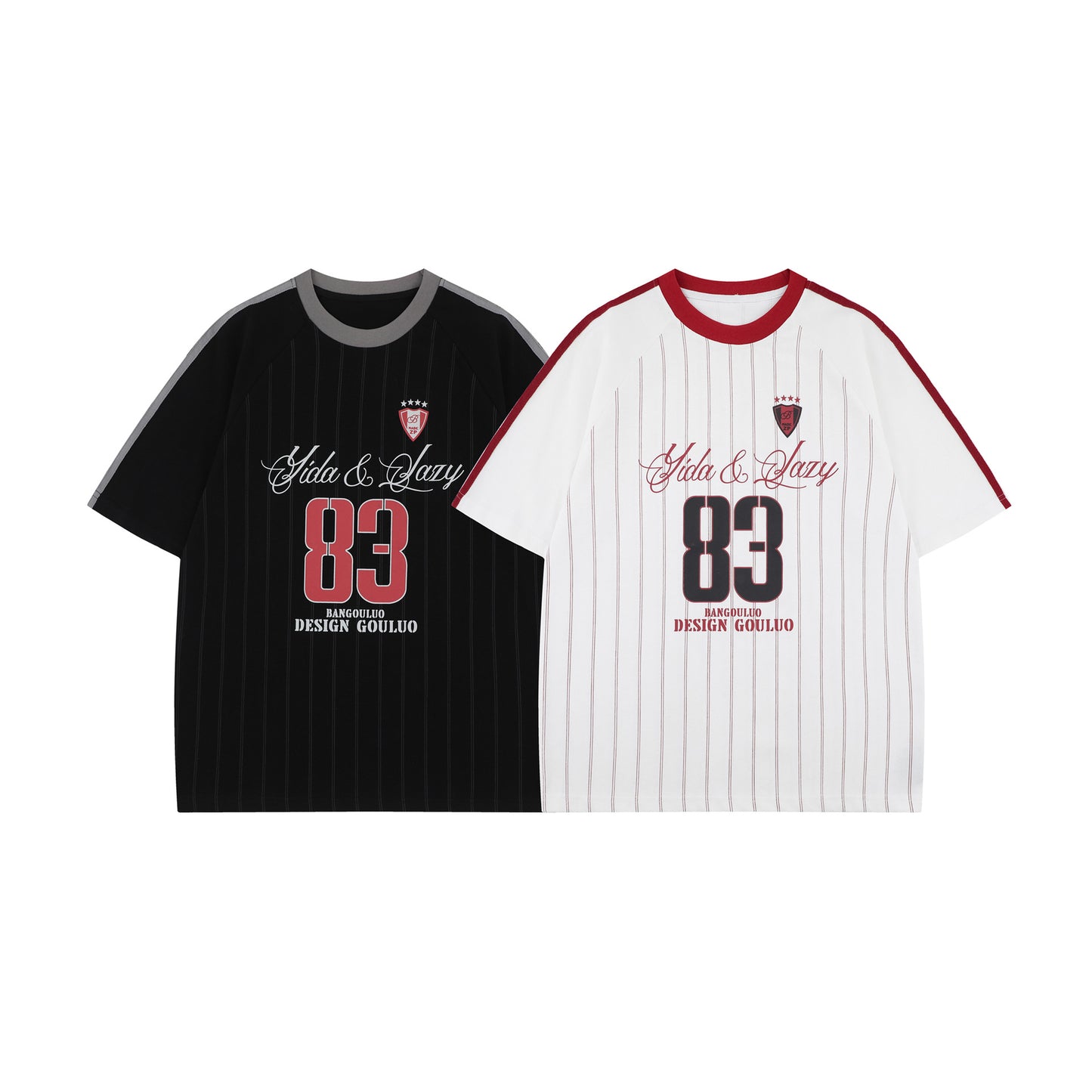 Unisex T-shirts Premium Sports Jersey Design Loose T-shirts