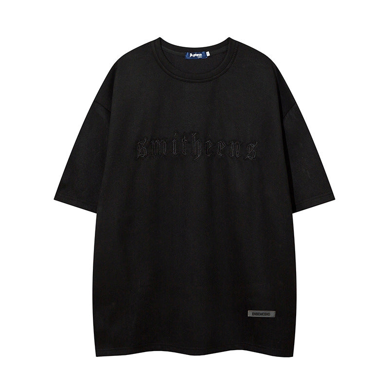 1990 Fashion T-Shirt Vintage Embroidery T-Shirt Summer Short Sleeve T-Shirt