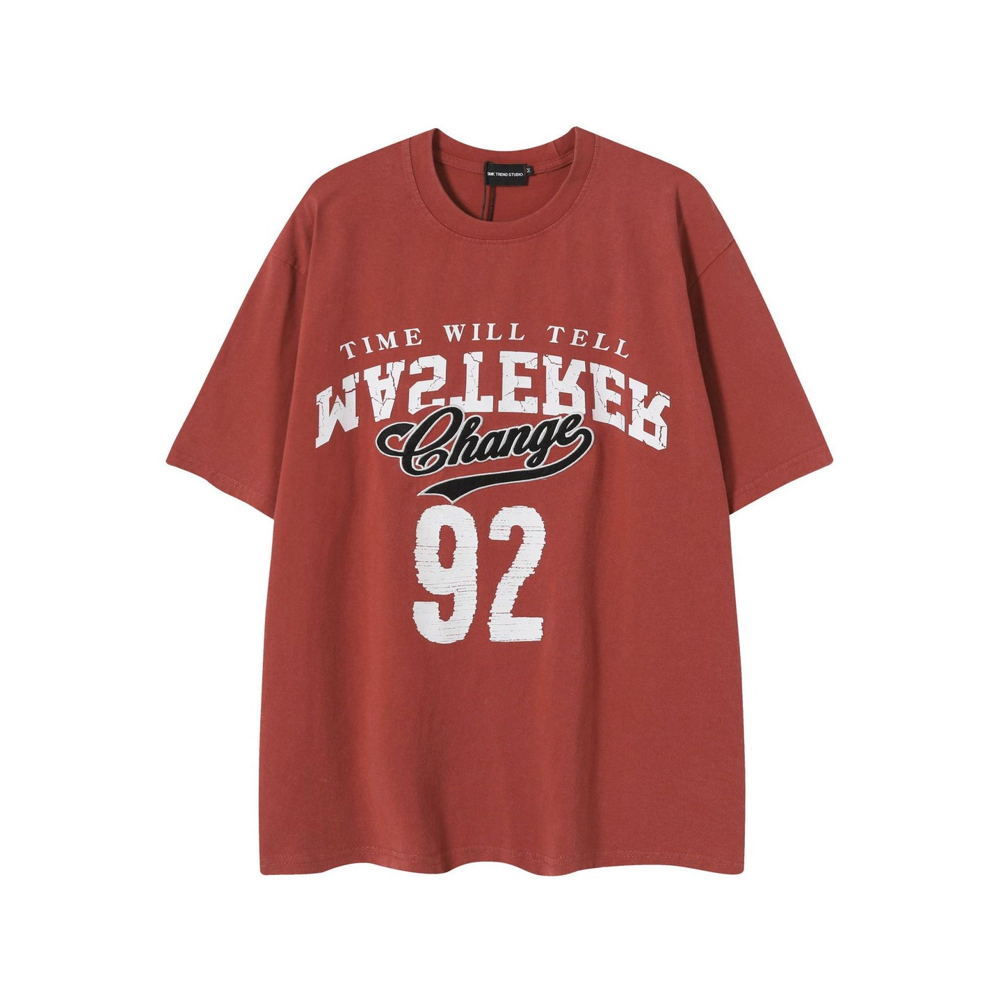 Ye T Shirt Summer Basketball Sweatshirt Washed Old Embroidered T-Shirt Short Sleeve