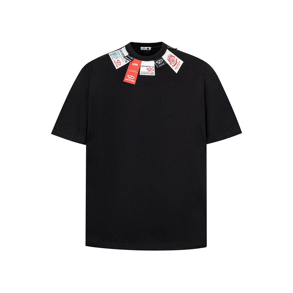 Nostalgia T Shirts Vintage Short Sleeve T-Shirt Crew Neck Top