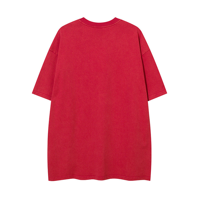 Vintage Usa Shirt Short Sleeve T-Shirt Oversize Loose Vintage Top