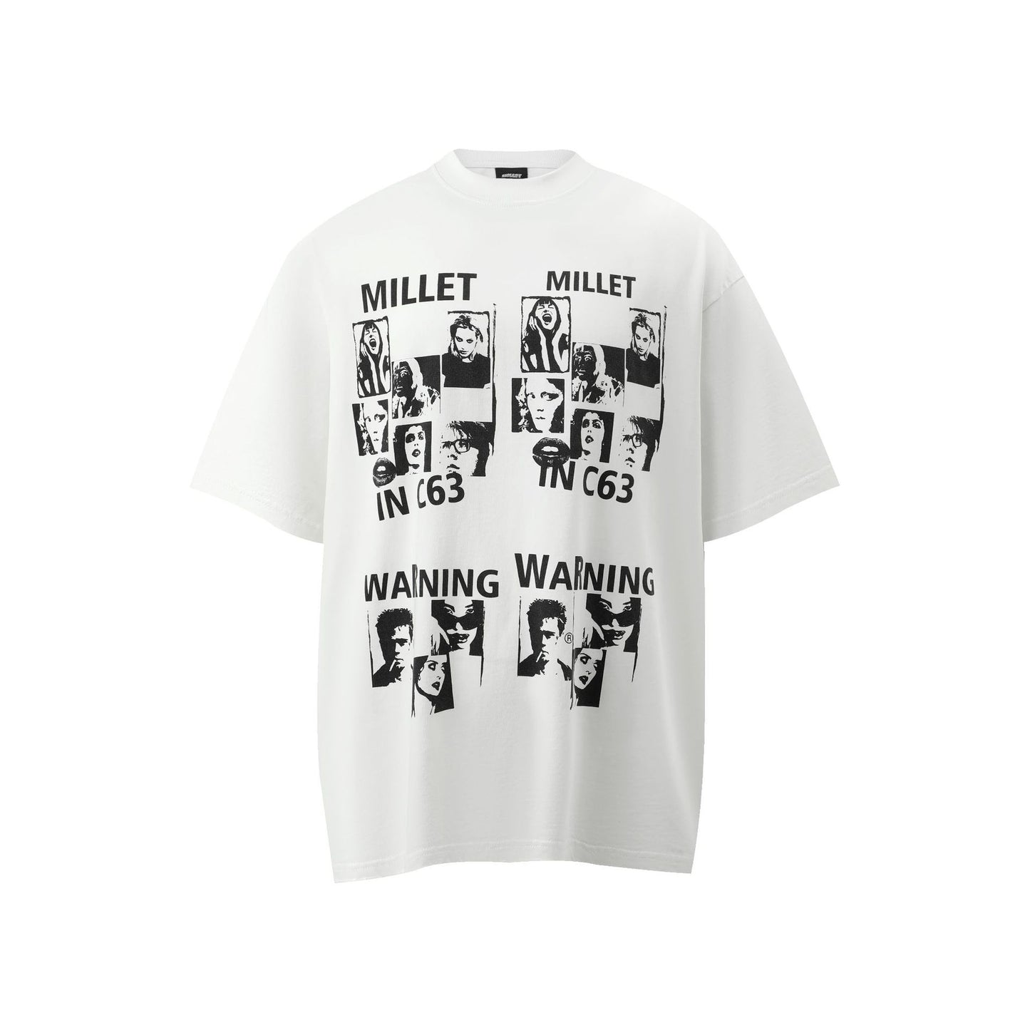 1990 Fashion T-Shirt Washed T-Shirt Short Sleeve Loose