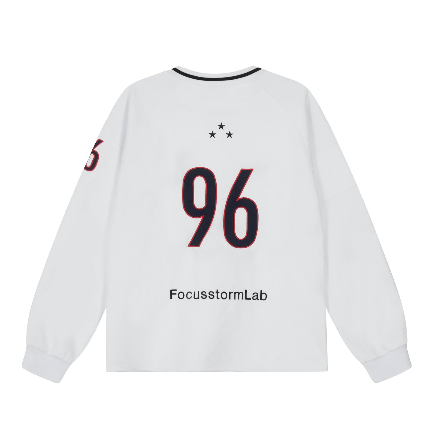 New York Hip Hop Style Fall Vintage Sports Casual Striped Alphabet Embroidered Pullover Sweater