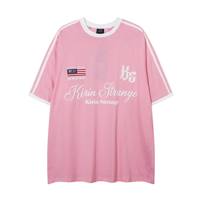 Marcas De Streetwear Short Sleeve T-Shirt Loose Top