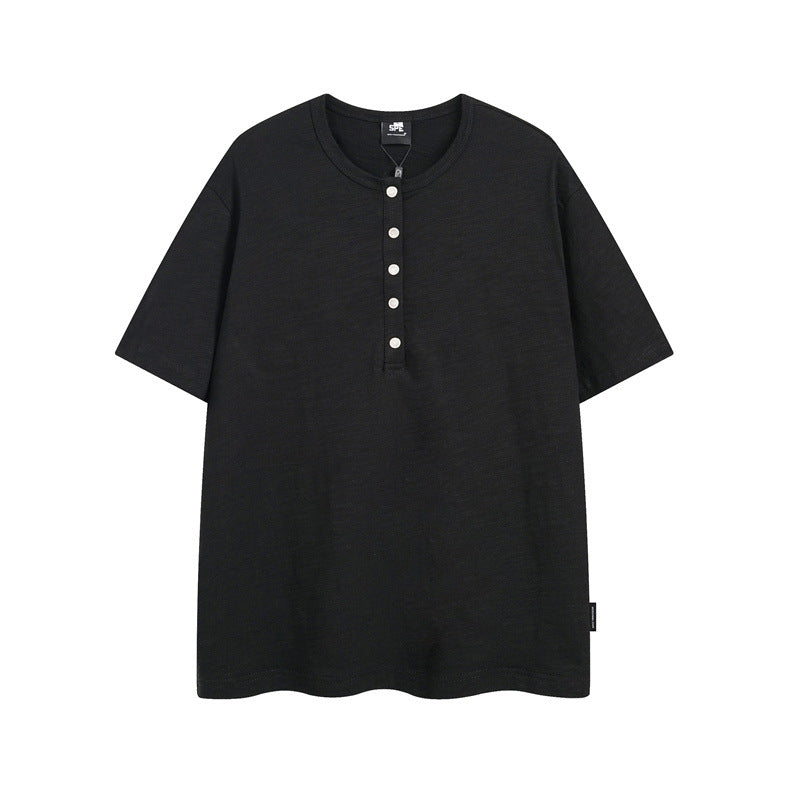 Casual Street Wear Retro Old Slim Short Sleeve T-Shirt