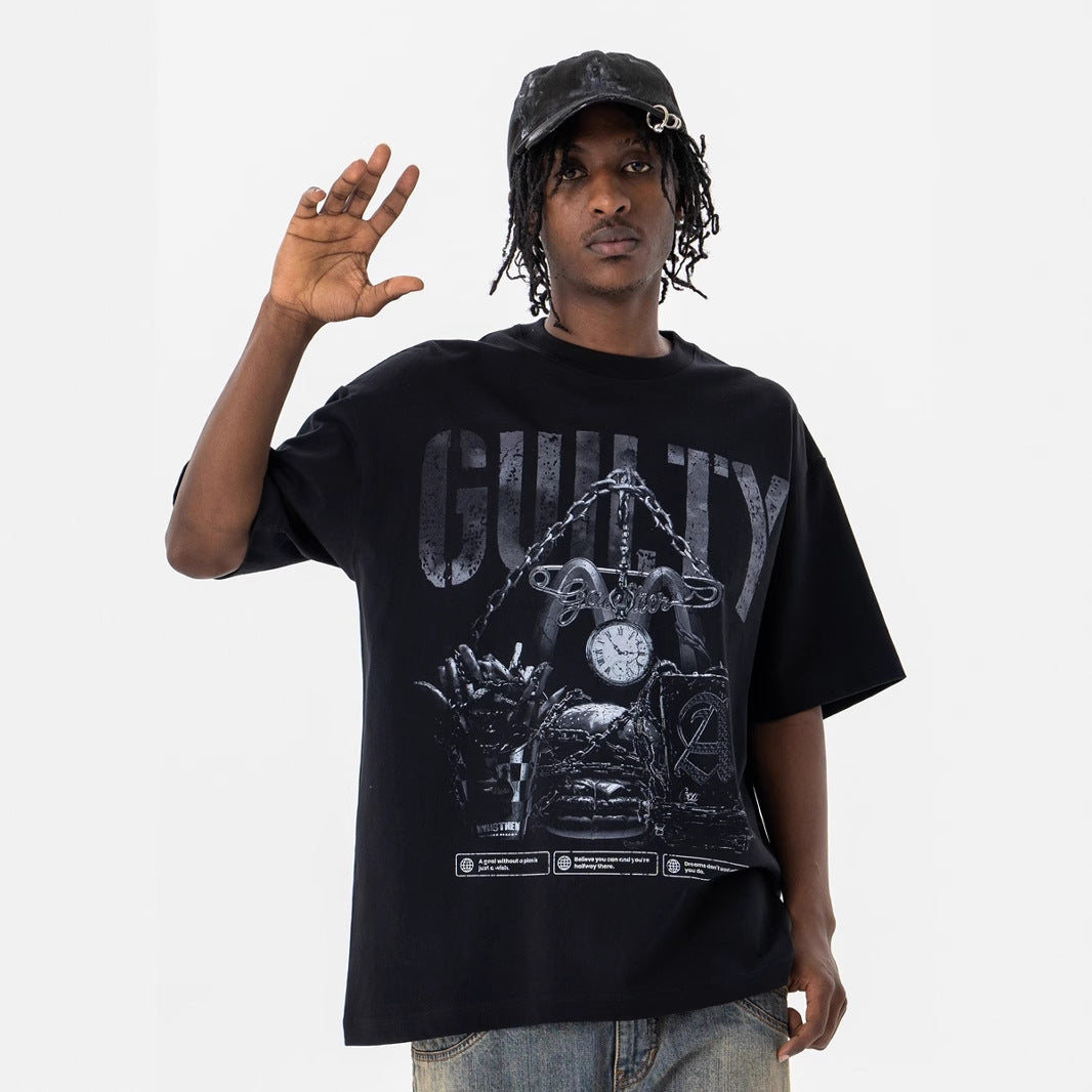 Vintage 90s Hip Hop Clothing Vintage Summer Short Sleeve T-Shirt