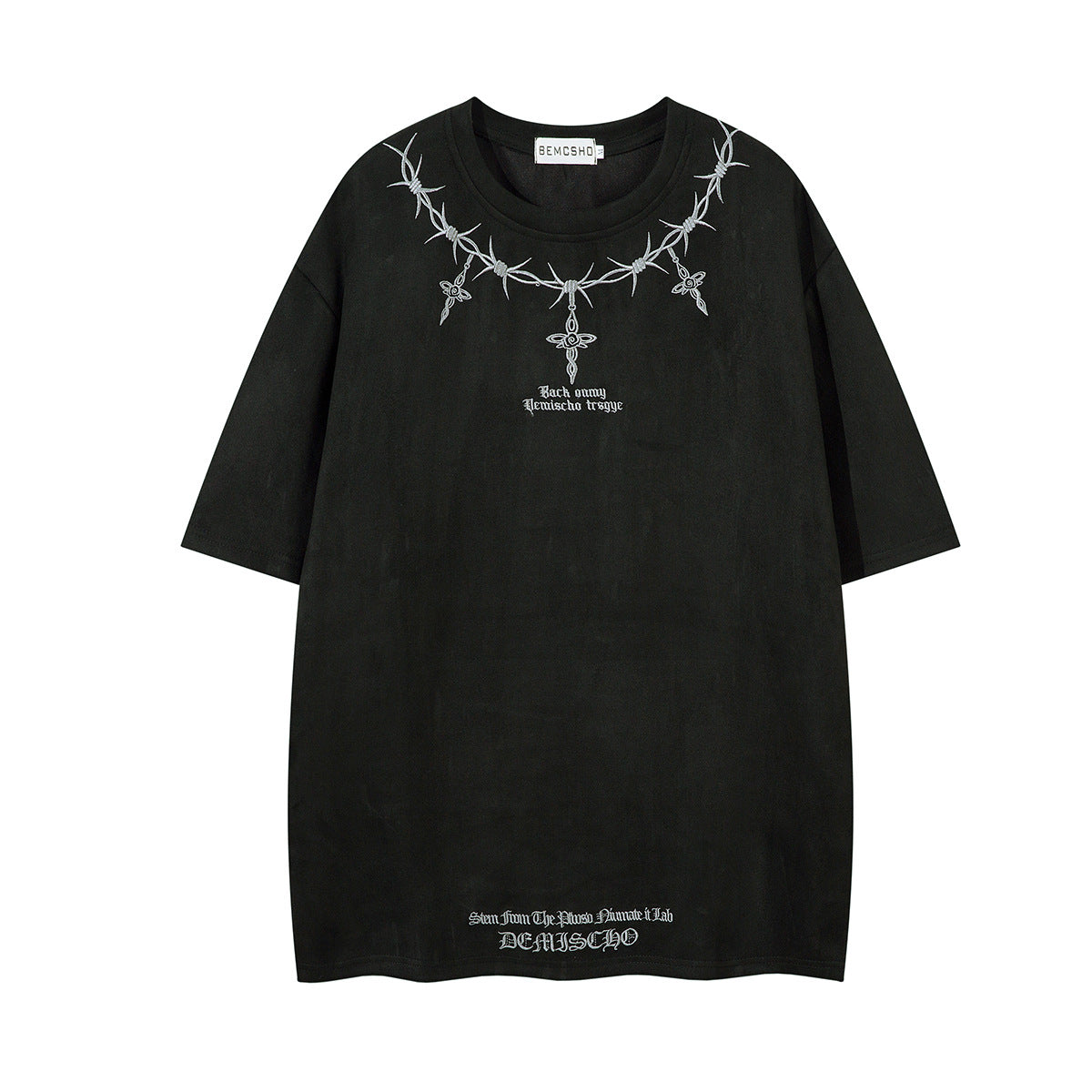 Hip hop clothing new york summer embroidery short sleeve t-shirt