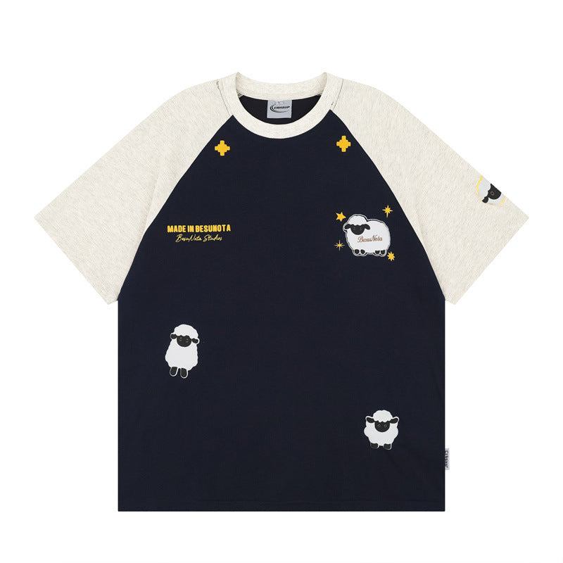 Camisetas streetwear Summer Vintage Casual Loose Short Sleeve T-Shirt