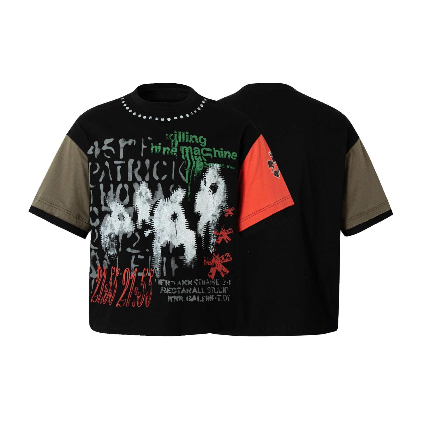 60s Style T Shirts Summer Vintage Graffiti Rock Style T-Shirt Short Sleeve
