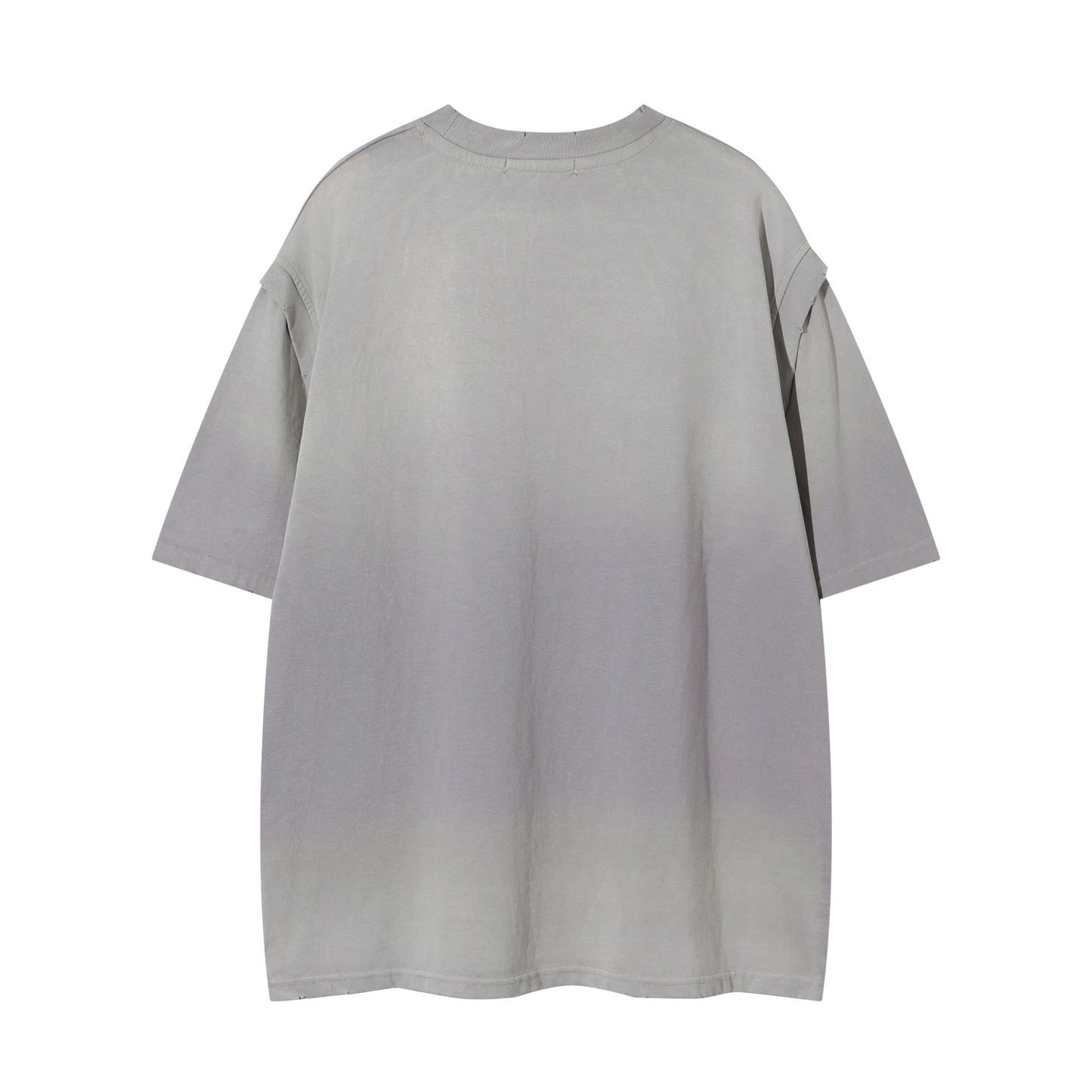 1990 Fashion T-Shirt retro gradual change color short sleeve