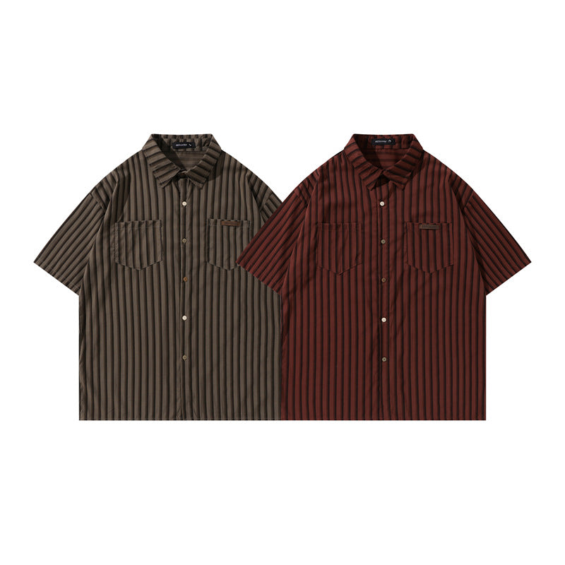 Y2K mens shirt vintage tooling vest shirt