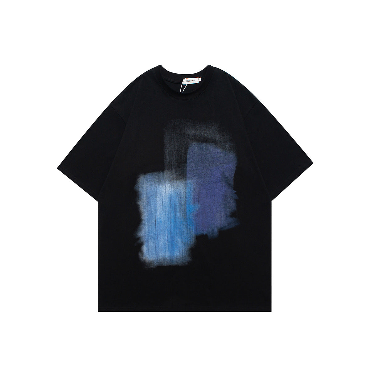 1990 Fashion T-Shirt Washed and Old Short Sleeve T-Shirt