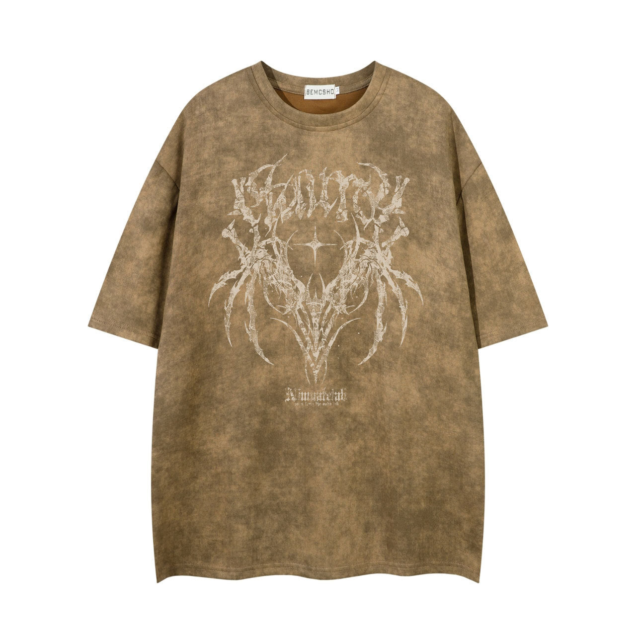 Ye T Shirt Skull Print Short Sleeve T-Shirt